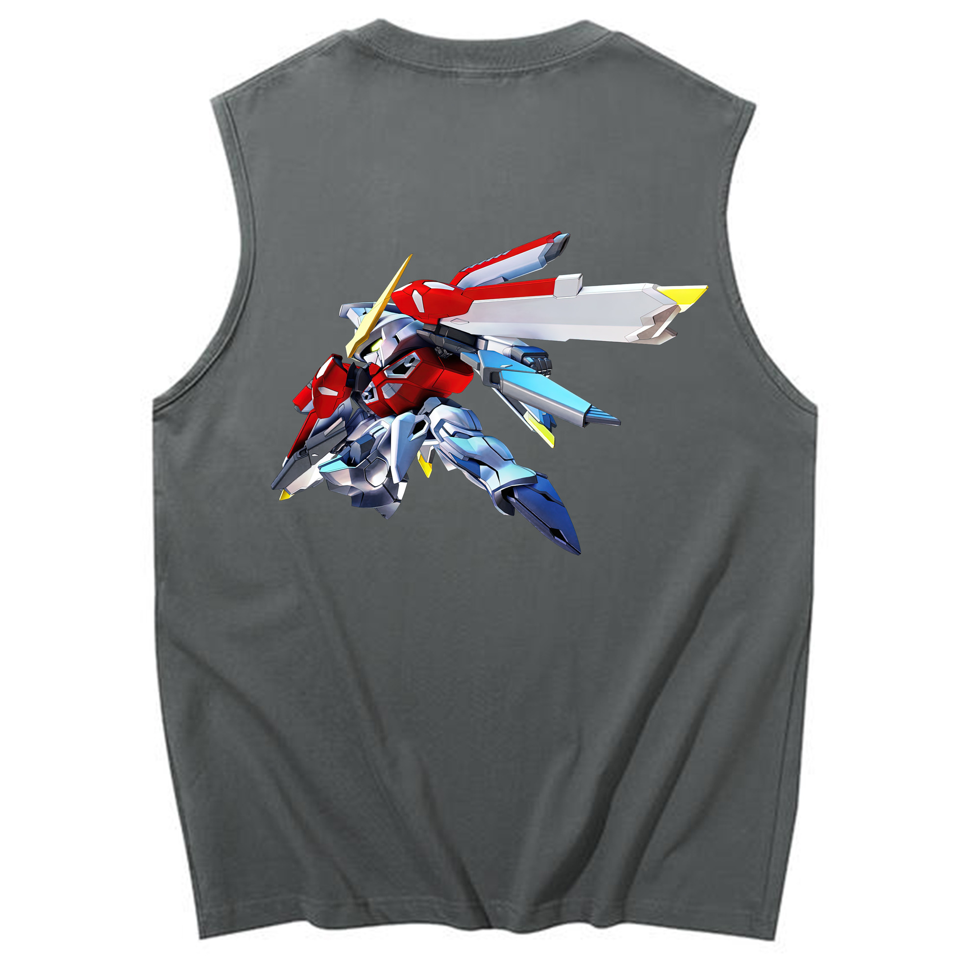 （画像用） 機動戦士ガンダム Mobile Suit Gundam コットン100％タンクトップ（背面プリント）